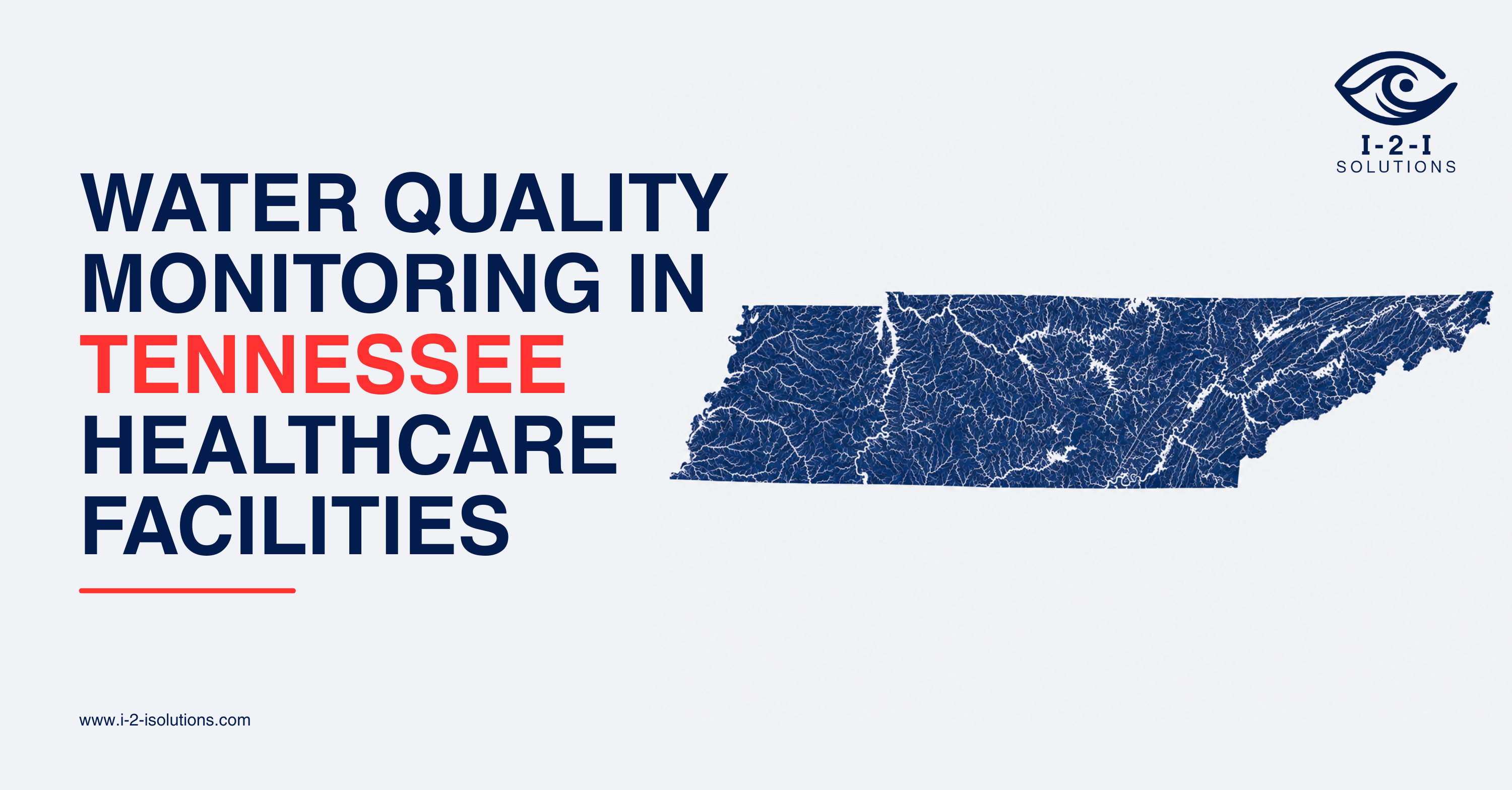 Illustration representing water quality monitoring in Tennessee healthcare facilities, highlighting building water systems, environmental sampling, and water management programs.