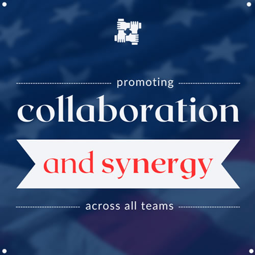 Promoting collaboration and synergy across all teams